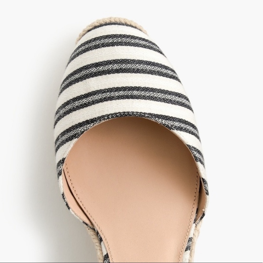 J.crew (SZ 10) espadrille wedge with ankle wrap - Picture 2 of 4